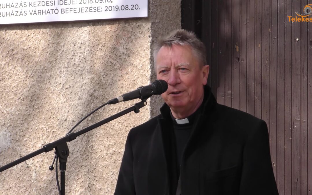 Megáldották az épülő iskolát